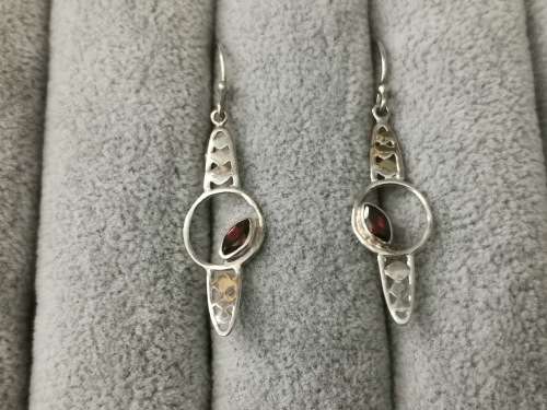 *R1 Auction* Unique Silver Earrings