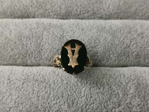 Old 9ct Gold Signet Ring