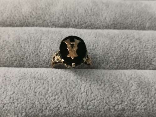 Old 9ct Gold Signet Ring