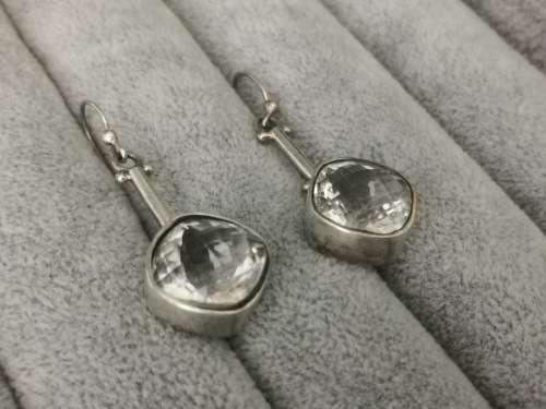 Discount!!! Dazzling Silver Earrings