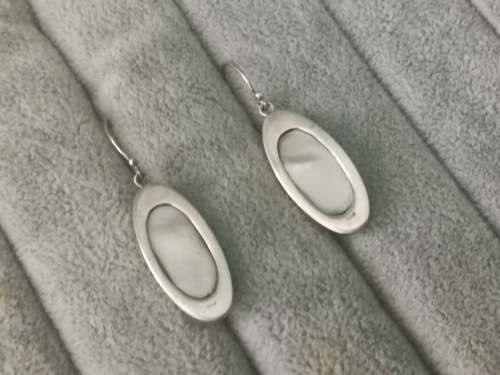 Discount!!! Silver Pearl Earrings