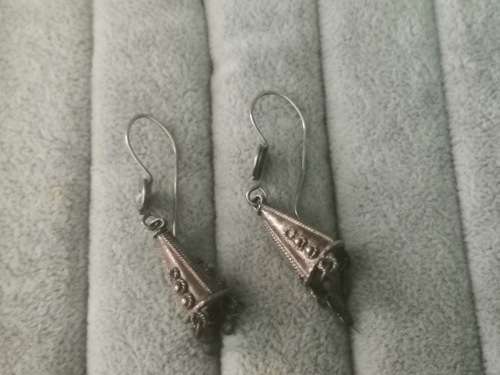 Discount!!! Unique Silver Earrings