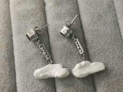 Discount!!! Silver Pearl Earrings