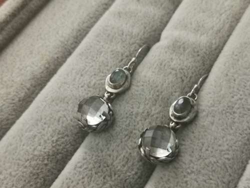 Discount!!! Silver Labradorite Earrings