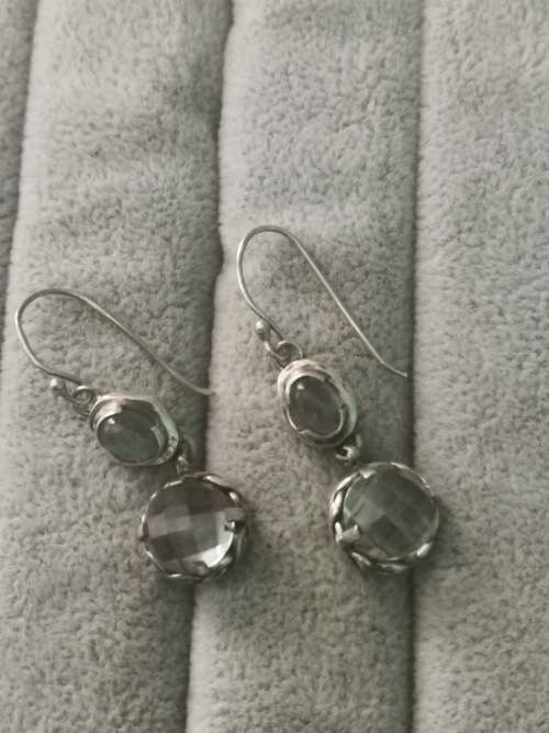 Discount!!! Silver Labradorite Earrings