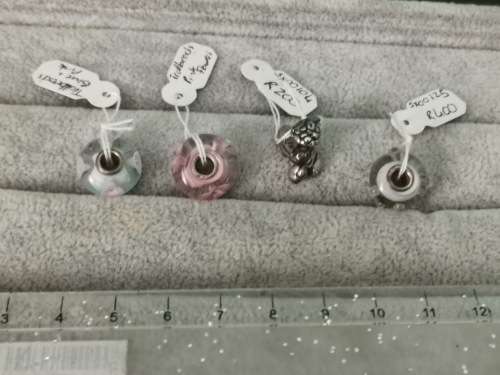 Sterling Silver TrollBeads and Charm