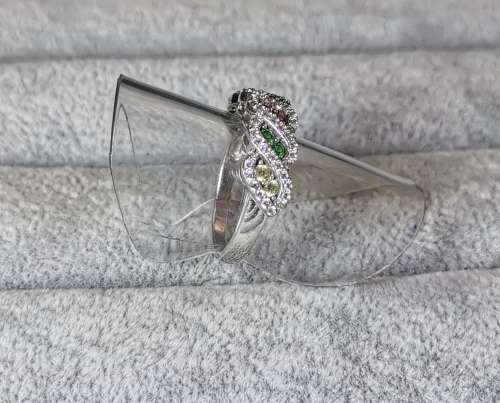 Discount!!! Colourful Silver Ring