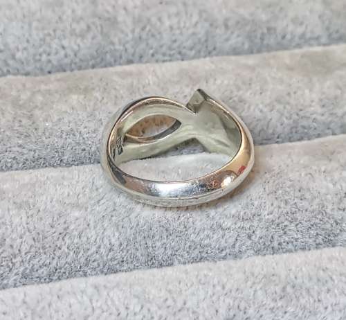Discount!!! Bulky Silver Fish Ring