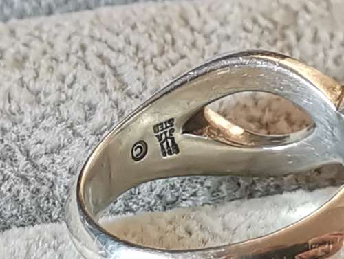 Discount!!! Bulky Silver Fish Ring