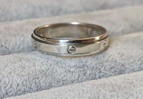 Discount!!! Silver Fidget Ring