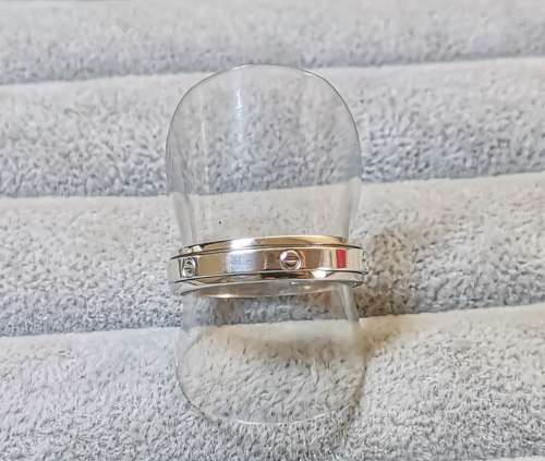 Discount!!! Silver Fidget Ring