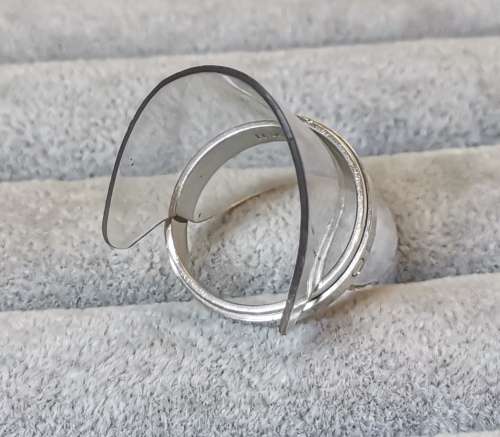 Discount!!! Silver Fidget Ring