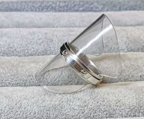 Discount!!! Silver Fidget Ring