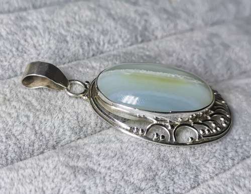 Discount!!! Gorgeous Silver Agnate Pendant
