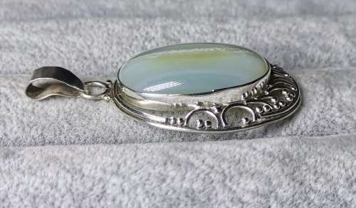 Discount!!! Gorgeous Silver Agnate Pendant