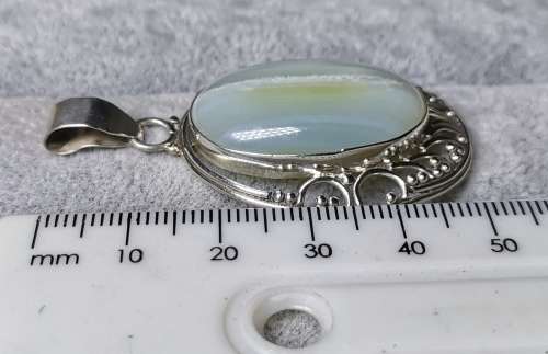 Discount!!! Gorgeous Silver Agnate Pendant