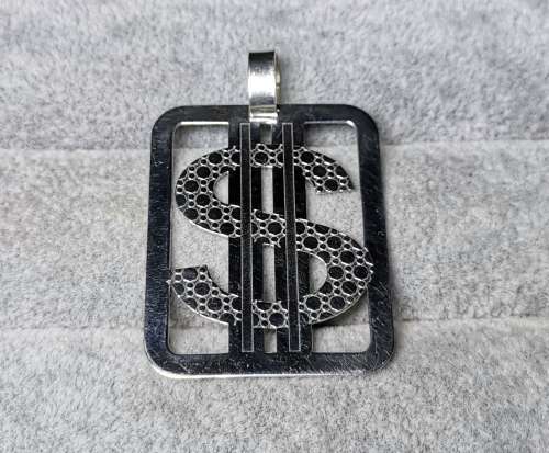 Silver Dollar Pendant