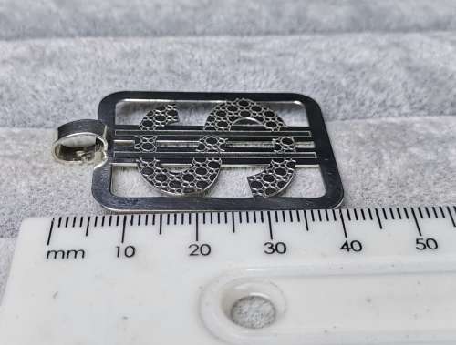 Silver Dollar Pendant