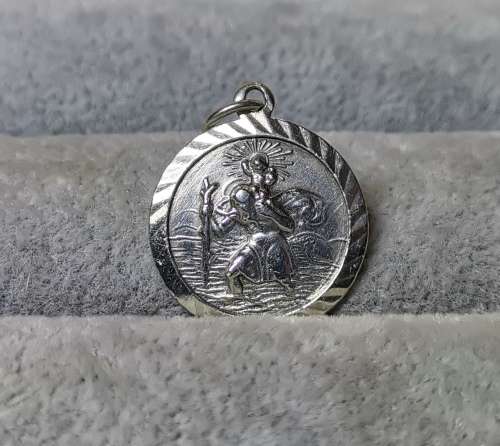 Silver St. Christopher Pendant