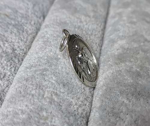 Silver St. Christopher Pendant