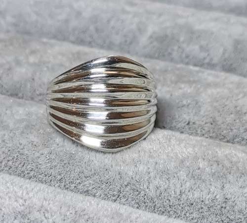 Patterned Silver Ring