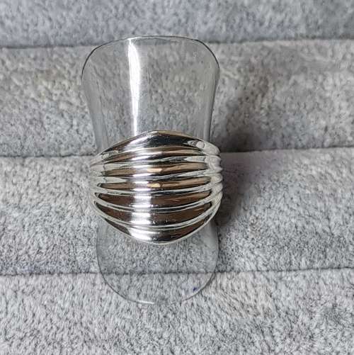Patterned Silver Ring