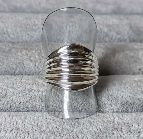 Patterned Silver Ring