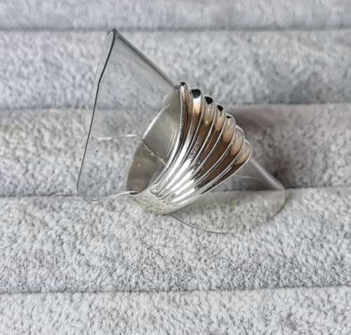 Patterned Silver Ring