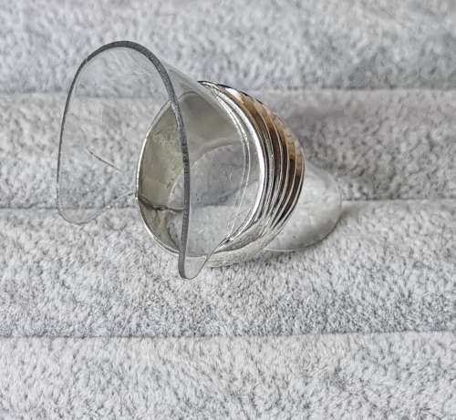 Patterned Silver Ring
