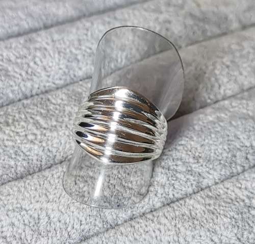 Patterned Silver Ring
