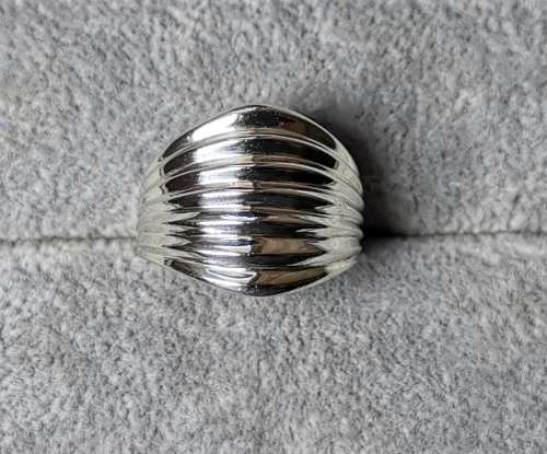 Patterned Silver Ring