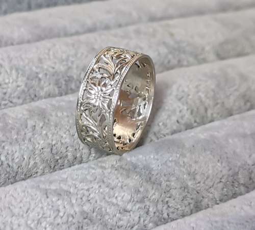 Silver Flower Ring
