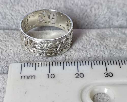 Silver Flower Ring