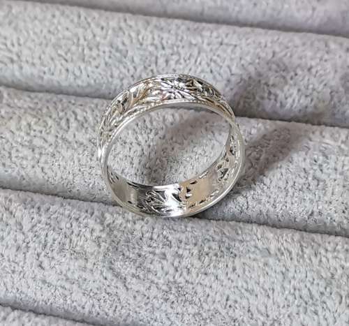 Silver Flower Ring