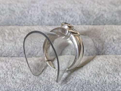 Silver Solitaire Ring