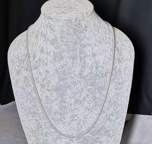 Silver Popcorn Chain