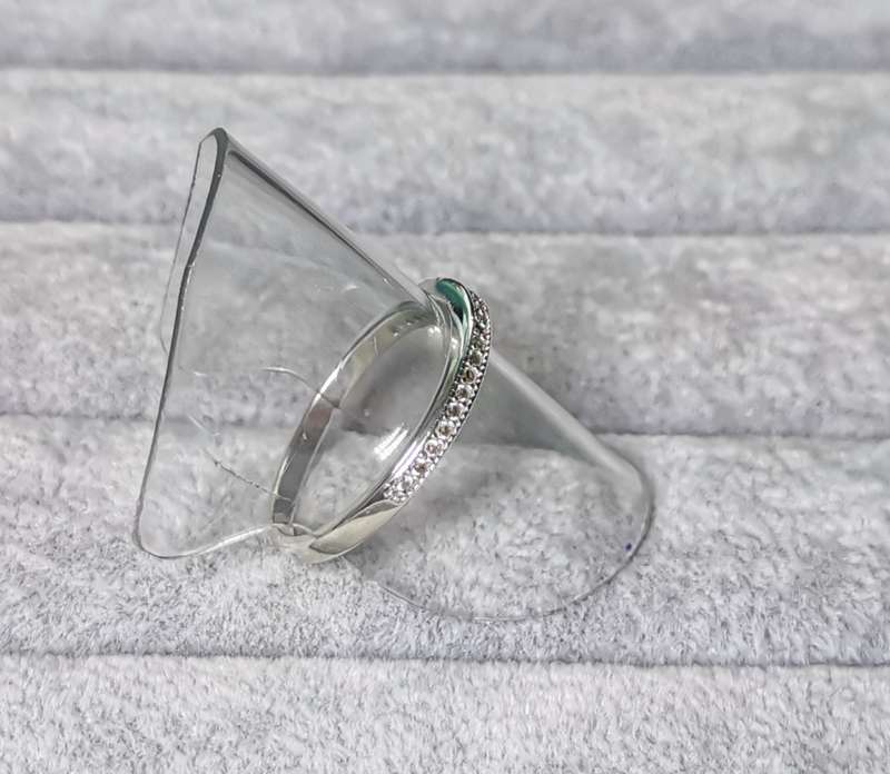 Silver Half Eternity Ring