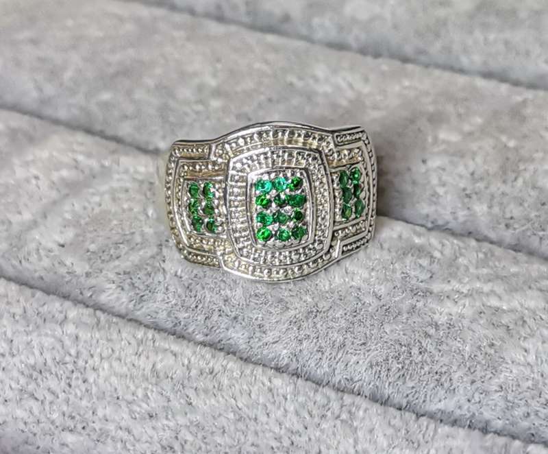 Dazzling Silver Ring