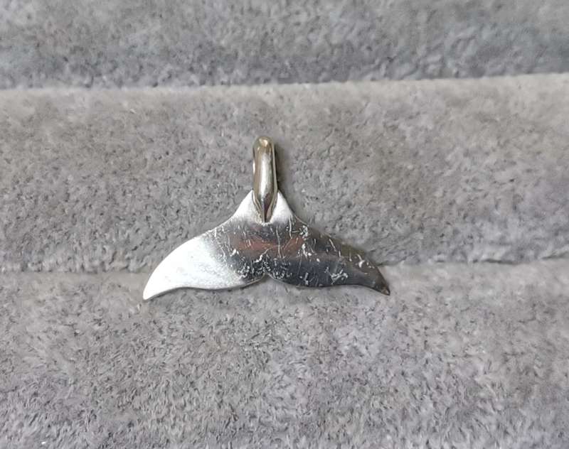 Silver Whale Pendant
