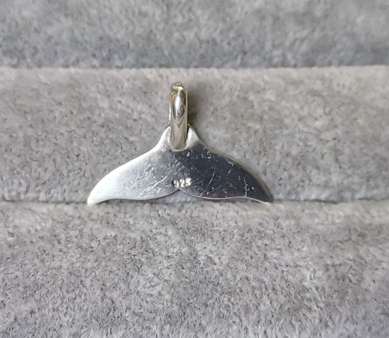 Silver Whale Pendant