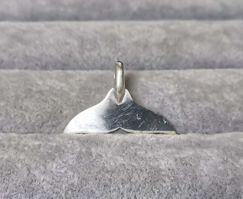 Silver Whale Pendant