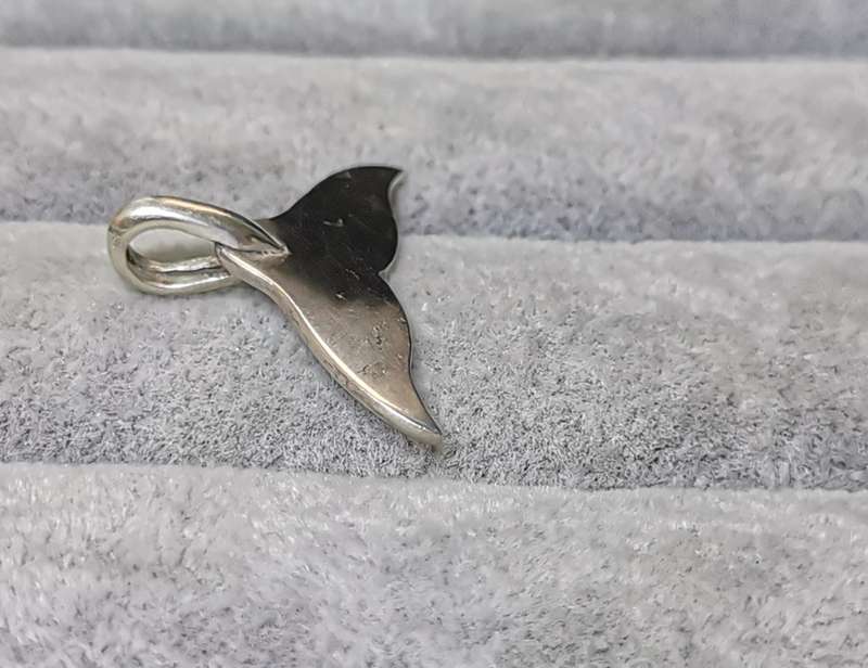 Silver Whale Pendant