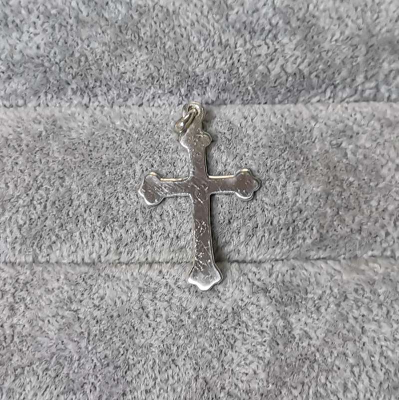 Cute Silver Cross Pendant