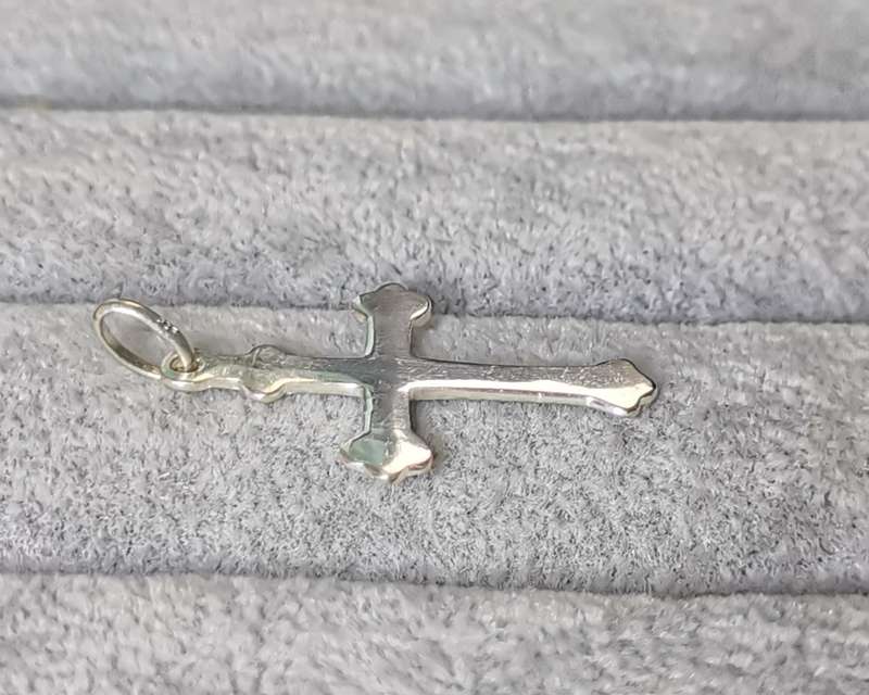 Cute Silver Cross Pendant