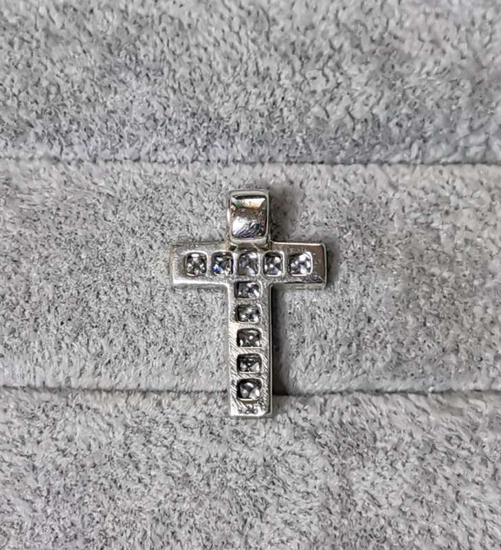 Cute Silver Cross Pendant