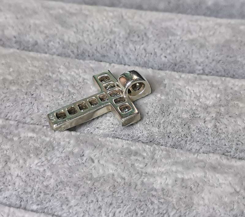 Cute Silver Cross Pendant