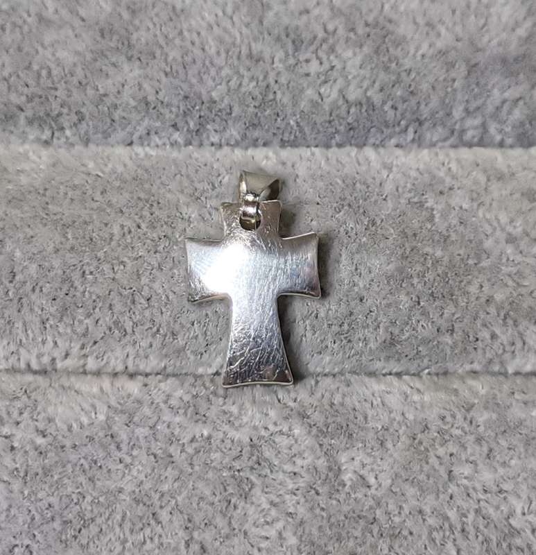 Cute Silver Cross Pendant