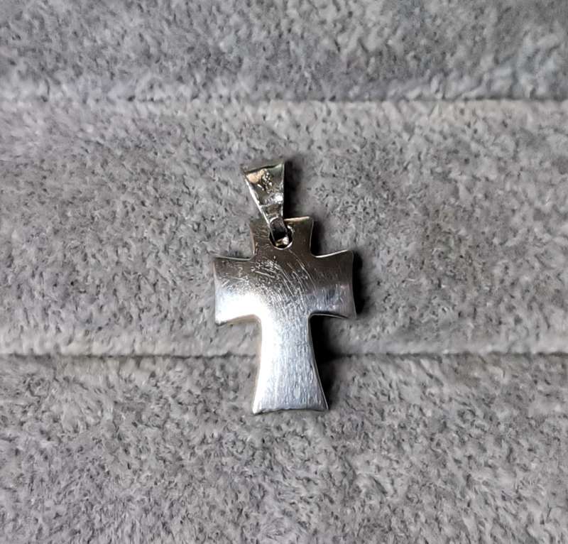Cute Silver Cross Pendant