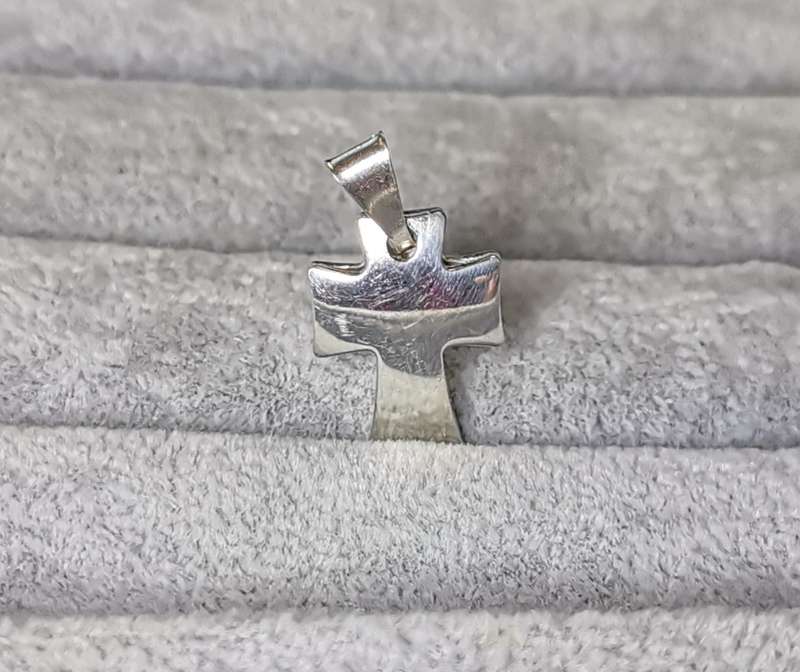 Cute Silver Cross Pendant