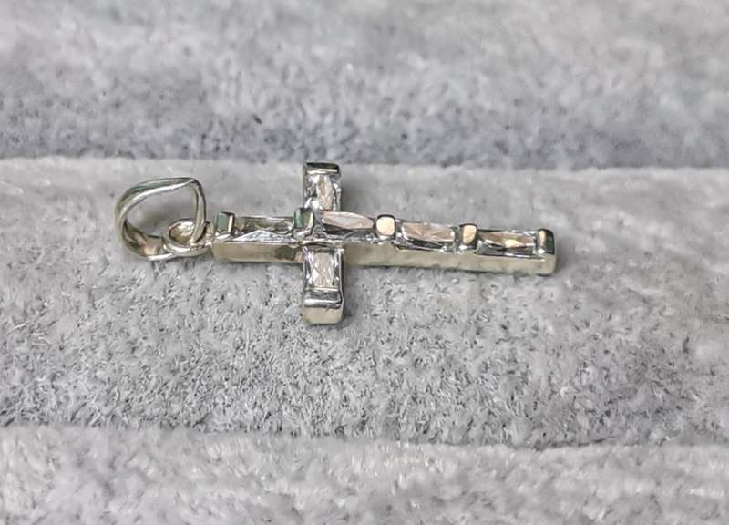 Dainty Silver Cross Pendant